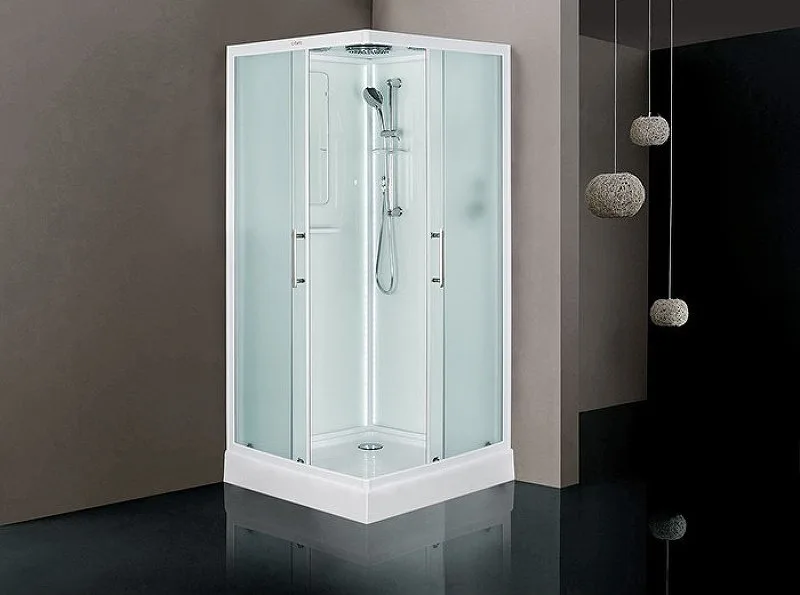 Душевая кабина Esbano Led ESKL100CKR Sancos — официальный сайт