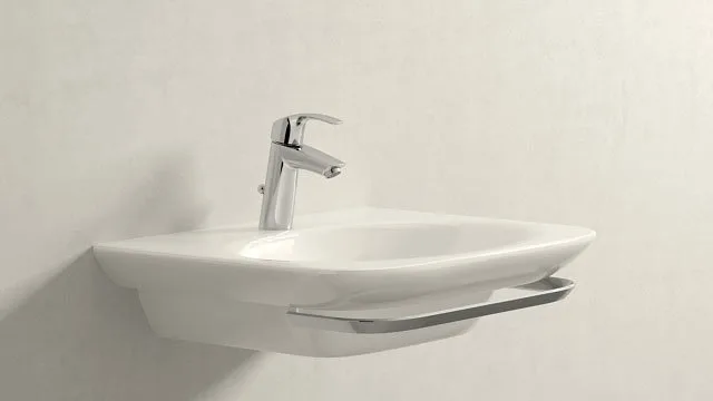 Смеситель для раковины Grohe 23322001 хром Sancos — официальный сайт