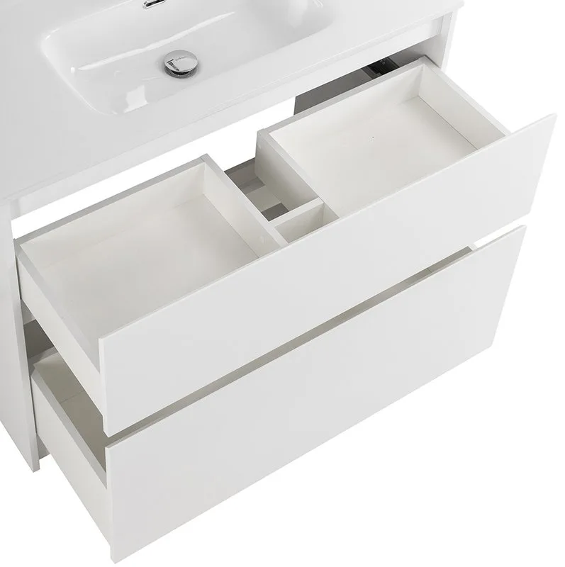 Тумба под раковину без столешницы BelBagno Kraft 100 напольная, bianco opaco Sancos — официальный сайт