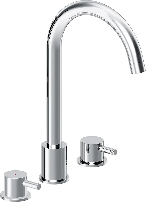 Смеситель для раковины Damixa Scandinavian Pure 360200000 хром Sancos — официальный сайт