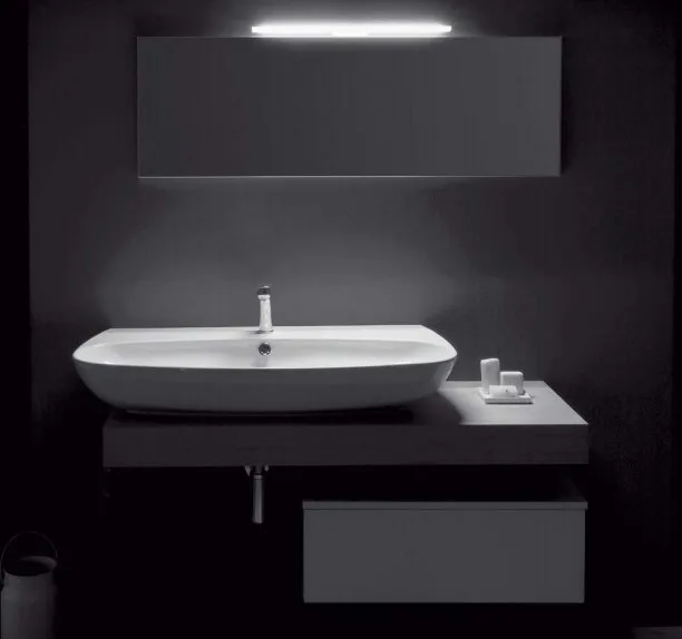 Накладная раковина Simas Vignoni VI12bi*1 100x52 см Sancos — официальный сайт