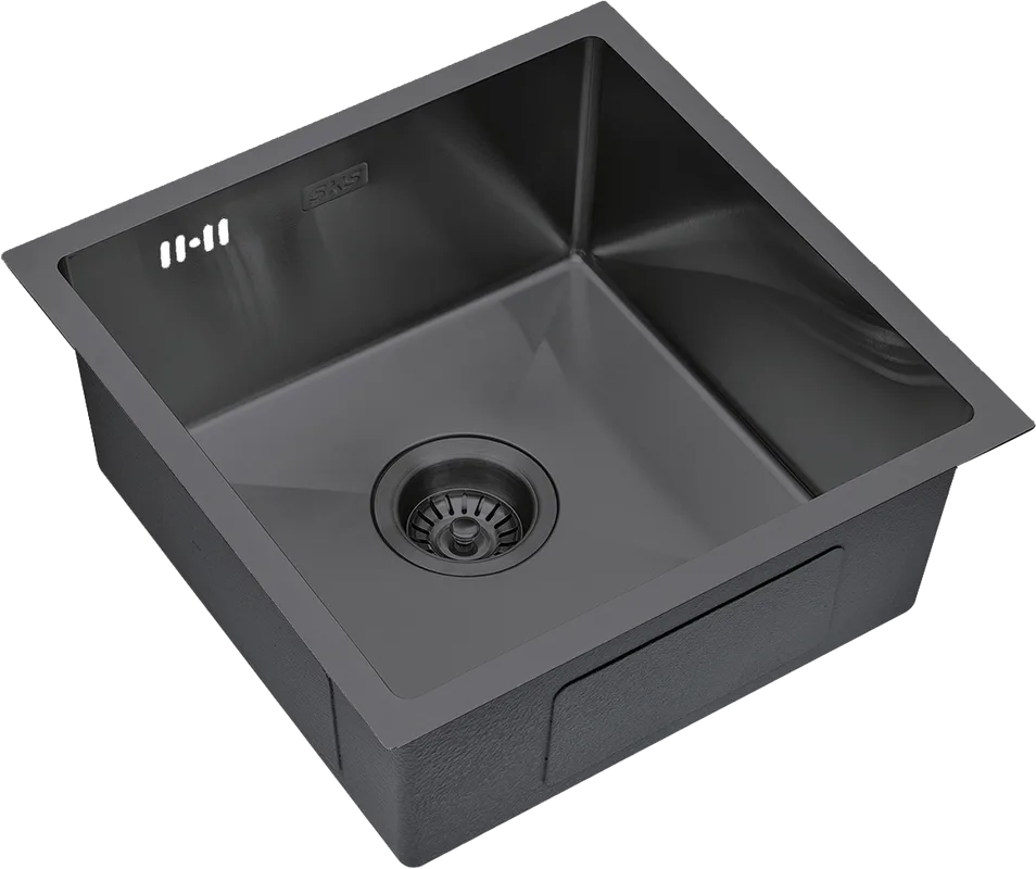 Мойка кухонная S.K.Sanitary SKS 4444 GRAFIT с сифоном Sancos — официальный сайт