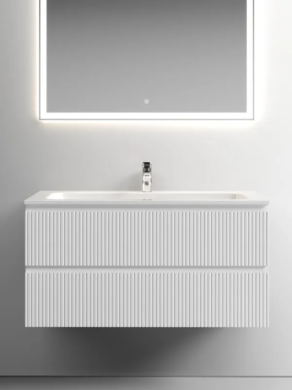 Тумба под раковину Sancos Snob T 100 подвесная Bianco (белый), SNT100W Sancos — официальный сайт