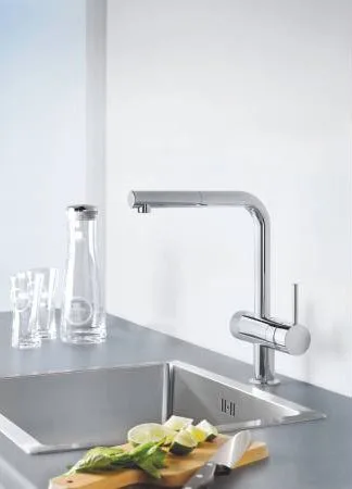 Смеситель для кухни Grohe Blue Pure Minta 30382000, с функцией фильтрации Sancos — официальный сайт