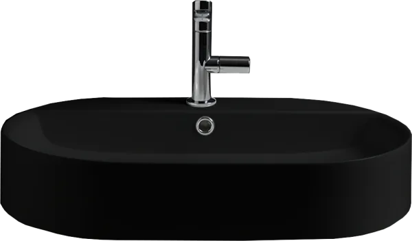 Накладная раковина Kerasan Ciotola 028531*1 65x40 см, черная матовая Sancos — Оригинал