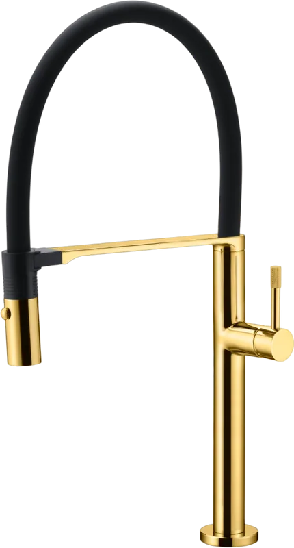 Смеситель для кухни Boheme Uno 114-G gold Sancos — официальный сайт
