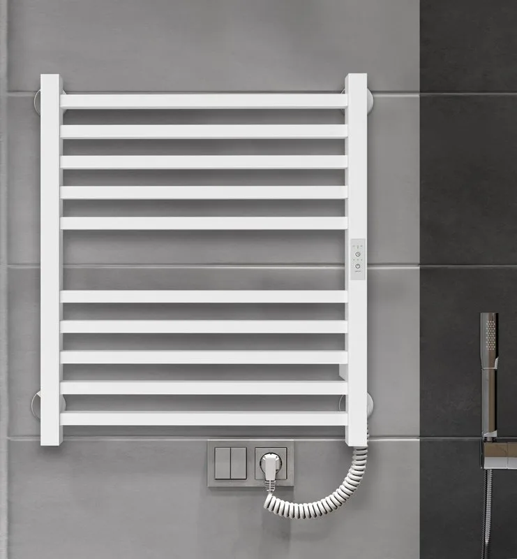 Полотенцесушитель электрический Indigo Attic LСLATCE60-50WMRt белый матовый Sancos — официальный сайт