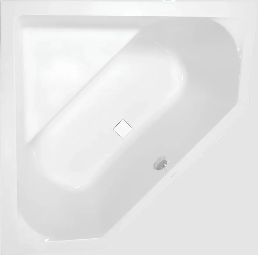 Акриловая ванна Vagnerplast Cavallo Corner VPBA140CAV3X-04 без опоры 140x140 см, угловая, пристенная Sancos — официальный сайт