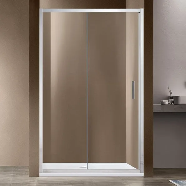 Душевая дверь в нишу Vincea Garda VDS-1G160CL 160 см, профиль хром, стекло прозрачное Sancos — официальный сайт