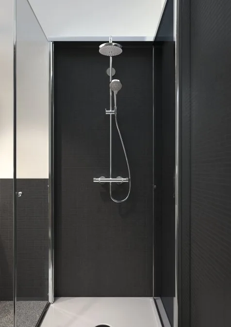 Душевая стойка Hansgrohe Croma 2jet Select S 180 27253400, с термостатом Sancos — официальный сайт