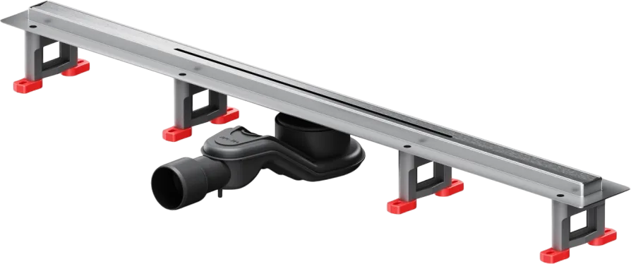 Душевой трап (лоток) AM.PM MasterFlow Slim line 80 см, сталь матовая Sancos — официальный сайт
