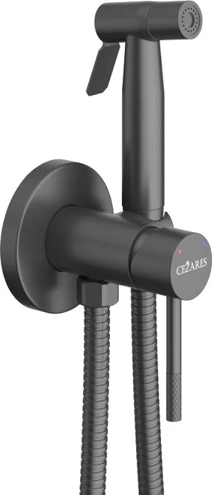 Гигиенический душ Cezares Relax RELAX-DIF-NOP С ВНУТРЕННЕЙ ЧАСТЬЮ, матовый черный Sancos — официальный сайт