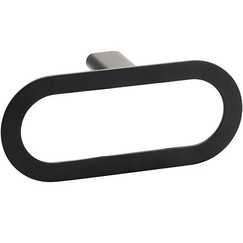 Полотенцедержатель Bemeta Organic Black 167104380 кольцо, 25 см, черный матовый Sancos — официальный сайт