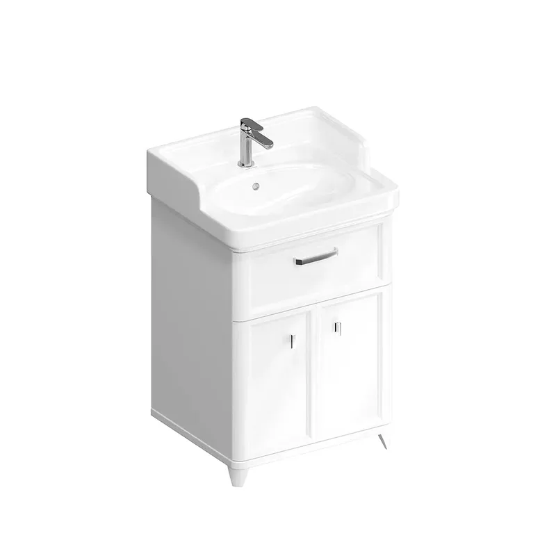 Тумба под раковину без столешницы KERAMA MARAZZI Pompei 60 напольная, с ящиком и дверцами, глянцевая Sancos — официальный сайт