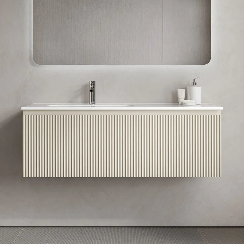 Тумба под раковину Sancos Snob R 1.0 120 подвесная Beige soft (капучино), SNR1.0120LCE Sancos — официальный сайт