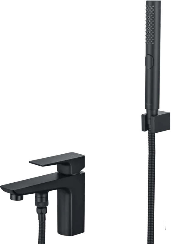 Смеситель на борт ванны AQUATEK Вега AQ1044MB, матовый черный Sancos — официальный сайт