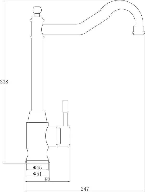 Смеситель для кухни Steel Hammer Inox SH 5208 INOX Sancos — официальный сайт