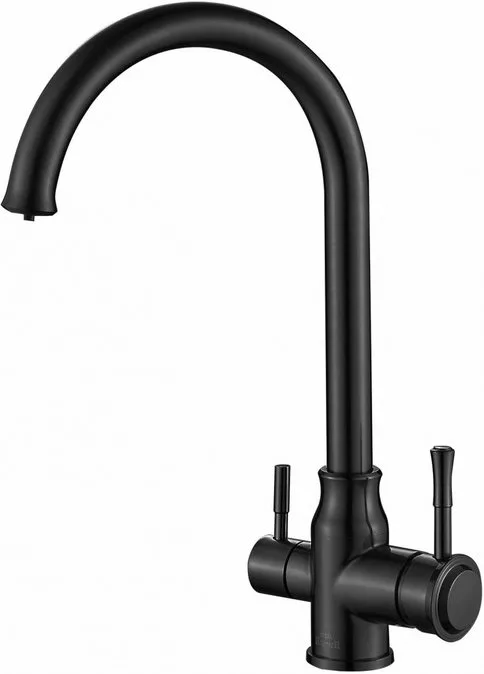 Смеситель для кухни Steel Hammer SH 763 INOX GRAFIT PVD Sancos — официальный сайт