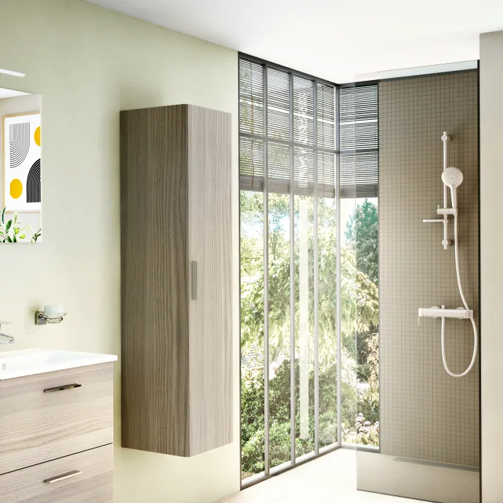 Душевой гарнитур VitrA Bliss A4574334EXP, брашированный никель Sancos — официальный сайт