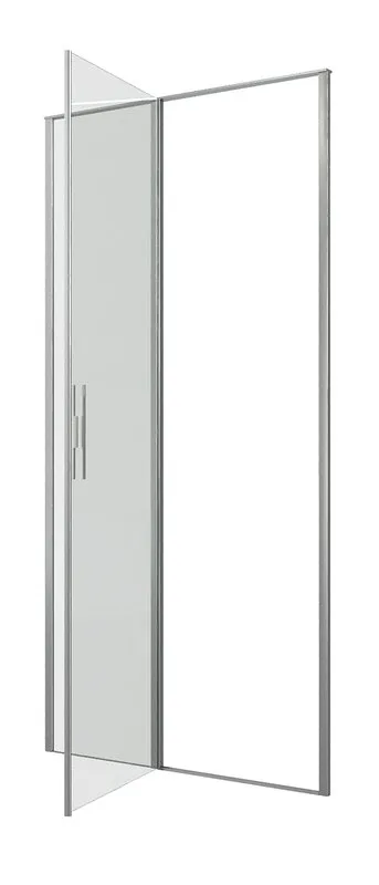 Душевая дверь в нишу Allen Brau Priority 3.31029.BA 100 см, профиль серебро браш, стекло прозрачное  Sancos — официальный сайт