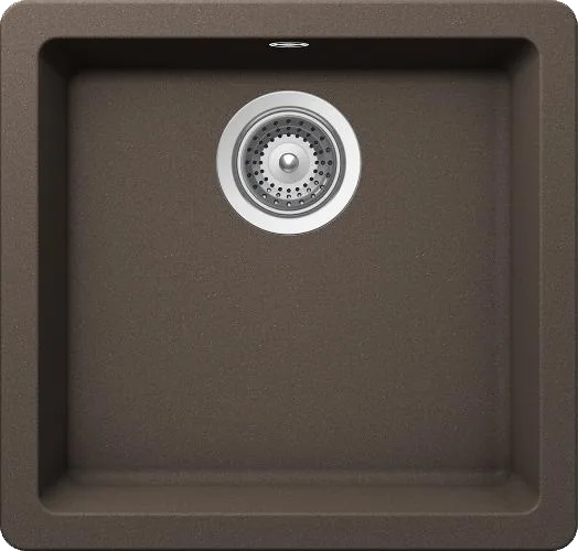 Мойка кухонная Schock Quadro 700513U 50 Cristalite мокка Sancos — официальный сайт