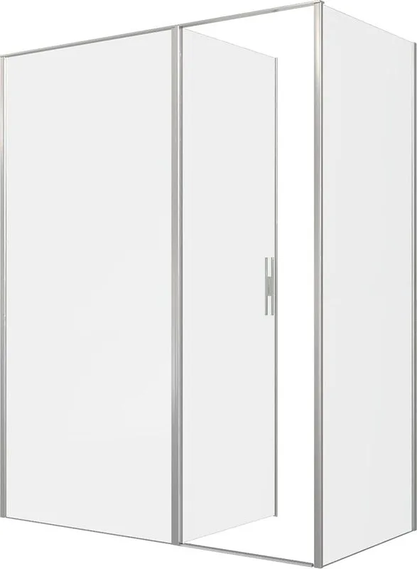 Душевой уголок Allen Brau Priority 160x90, профиль серебро браш, стекло прозрачное Sancos — официальный сайт