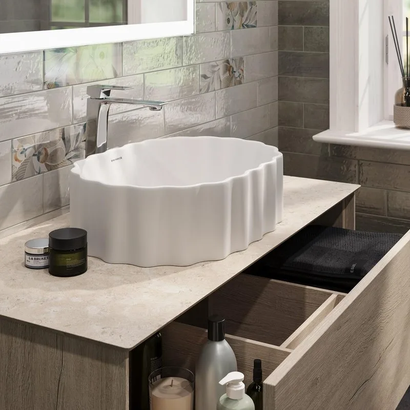 Накладная раковина KERAMA MARAZZI Conchiglia CC.wb.50\WHT Sancos — официальный сайт