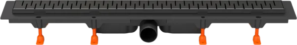 Душевой трап (лоток) MCH Chudej Medium CH750/50MC 75 см, матовый черный Sancos — Оригинал