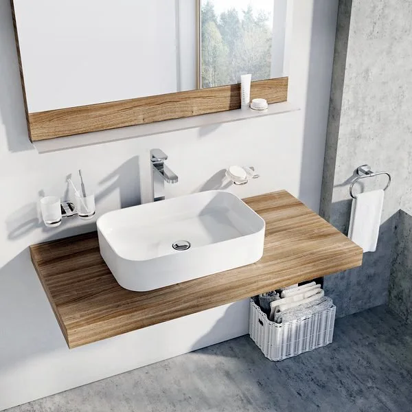 Накладная раковина Ravak Ceramic Slim 550 R Sancos — официальный сайт