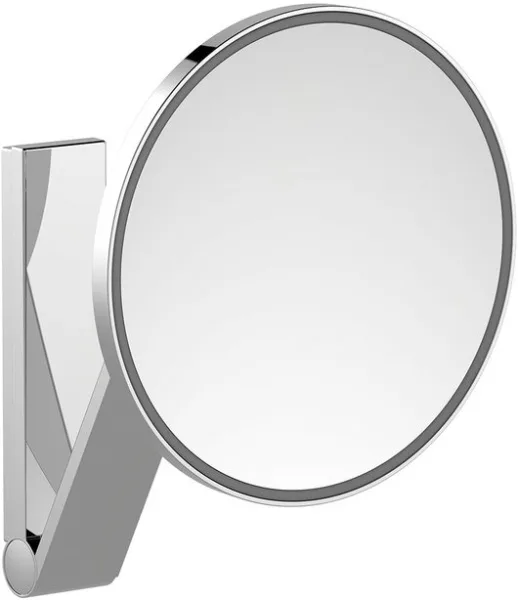 Косметическое зеркало Keuco iLook Move 17612 019003 с подсветкой, телескопическое, поворотное, сталь