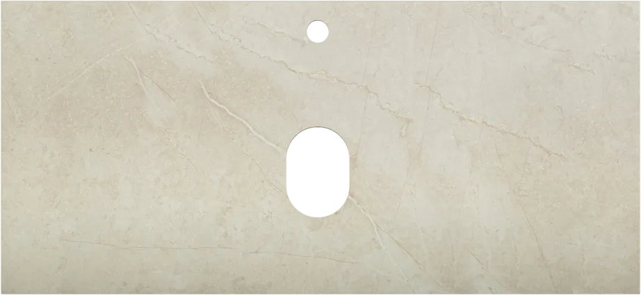 Столешница в ванную под раковину BelBagno KEP-100-MCO marmo crema opaco Sancos — официальный сайт