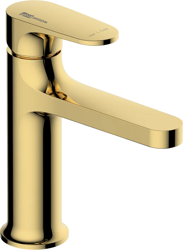 Смеситель для раковины Wasserkraft Neckar 2103 глянцевое золото PVD Sancos — официальный сайт