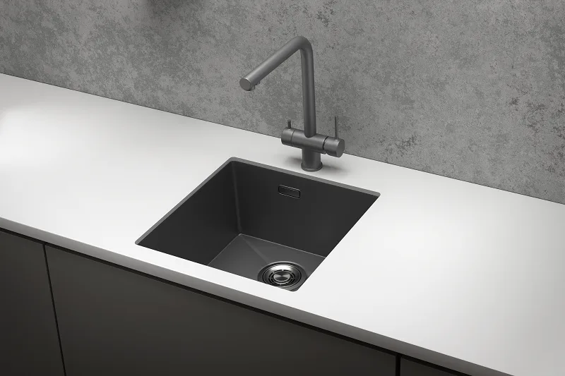 Мойка кухонная Granula 4445U, графит матовый Sancos — официальный сайт