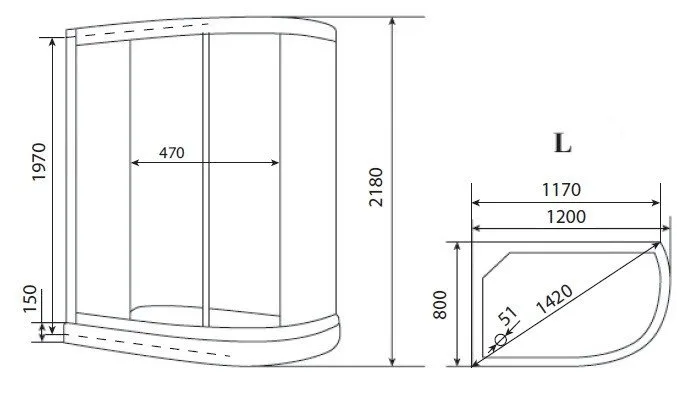 Душевая кабина Timo Eco TE-0702L Sancos — официальный сайт