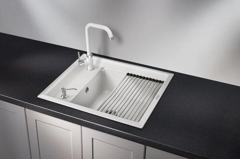 Мойка кухонная Granula Kitchen Space 6004, арктик Sancos — официальный сайт