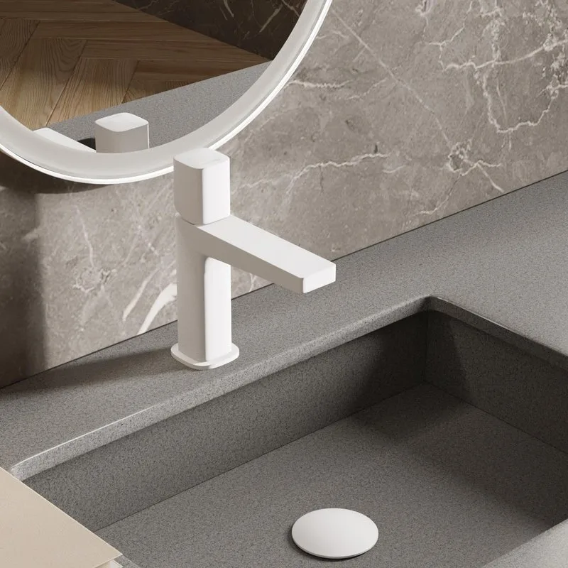 Смеситель для раковины Wasserkraft Saale 9503 белый soft-touch Sancos — официальный сайт