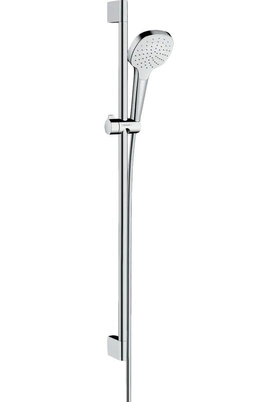 Душевой гарнитур Hansgrohe Croma Select E 26594400, белый, хром Sancos — официальный сайт