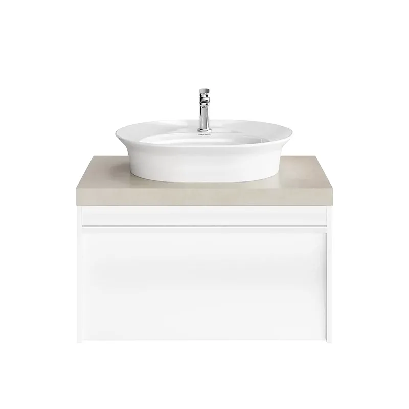 Тумба под раковину без столешницы KERAMA MARAZZI Modula 80 подвесная, глянцевая белая Sancos — официальный сайт