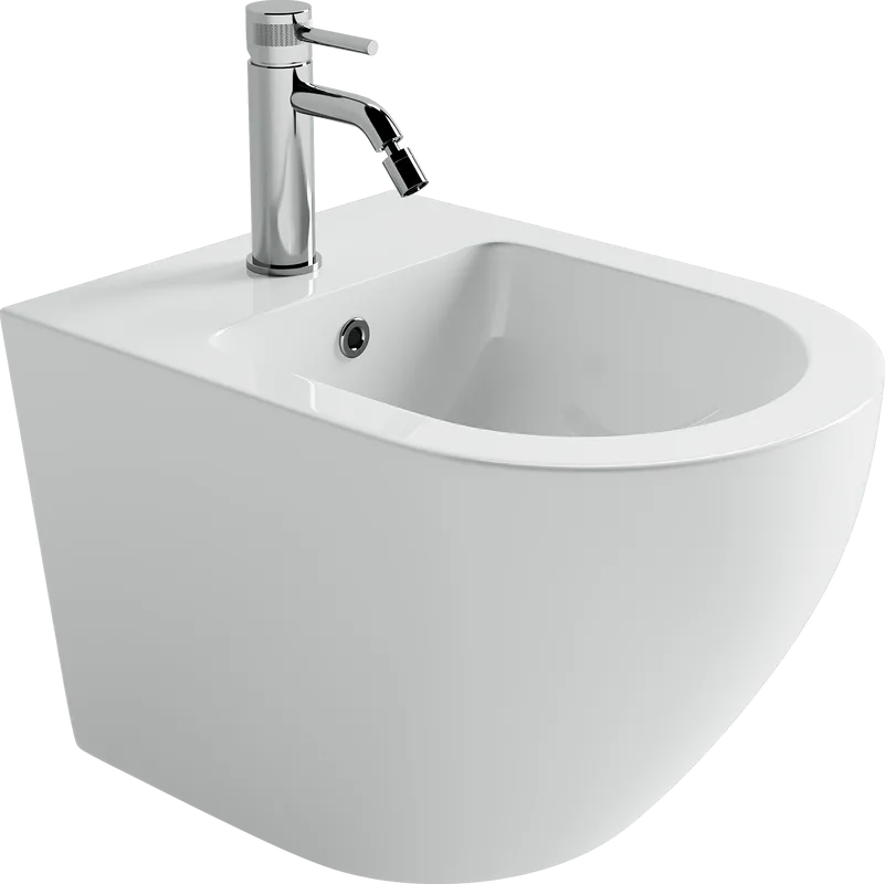Биде подвесное Ceramicanova Uno CN11002 белое Sancos — официальный сайт