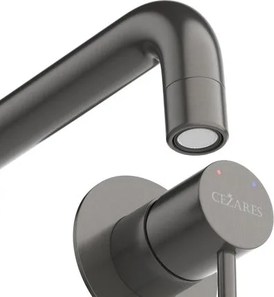 Смеситель для раковины Cezares Relax RELAX-BLI2-1 С ВНУТРЕННЕЙ ЧАСТЬЮ, оружейная сталь Sancos — официальный сайт