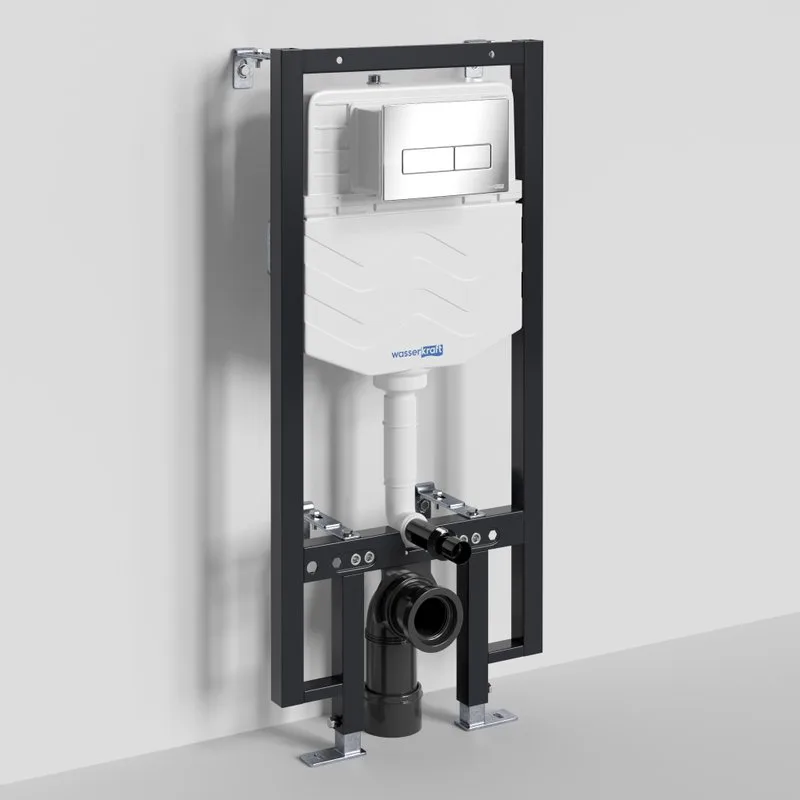 Система инсталляции для унитазов Wasserkraft Vils 56TLT.010.ME.CH03, с кнопкой смыва хром Sancos — официальный сайт