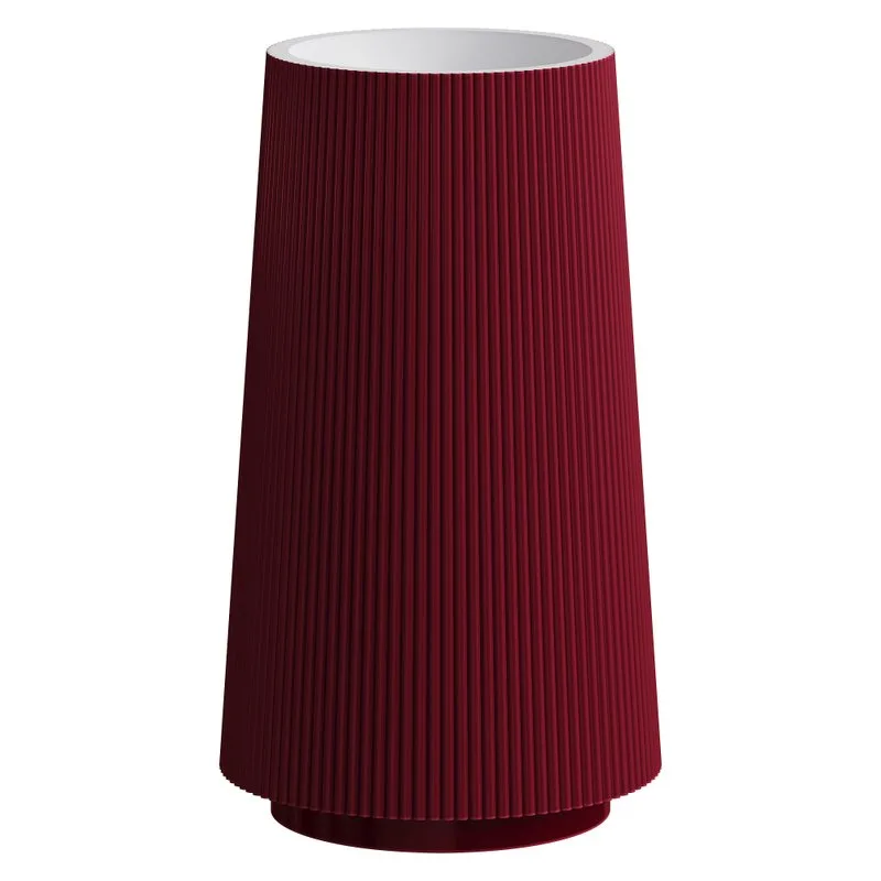 Раковина Boheme Torre Corian 48х48х85 Burgundy, напольная Sancos — официальный сайт