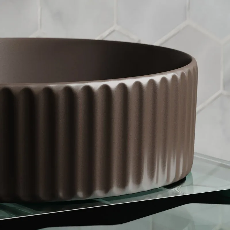 Накладная раковина Ceramicanova Element CN6057MDB темно-коричневый матовая Sancos — официальный сайт