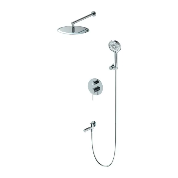 Душевой комплект Oliveeka Y OL-939017-CR С ВНУТРЕННЕЙ ЧАСТЬЮ, хром Sancos — Оригинал