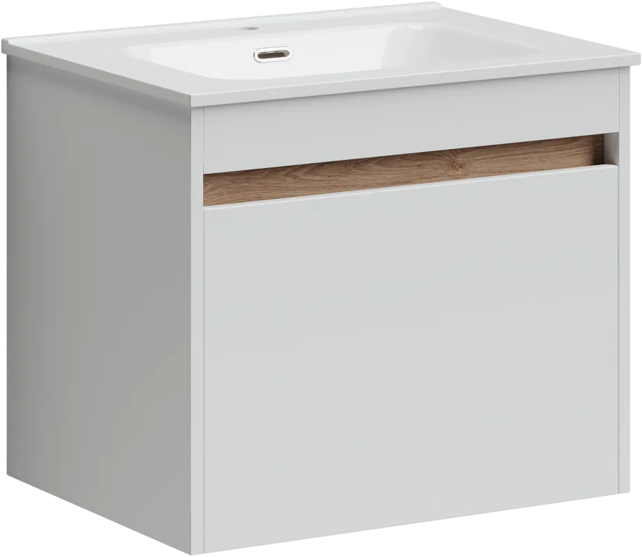 Тумба с раковиной Sancos Smart 60 см белый глянец Sancos — официальный сайт