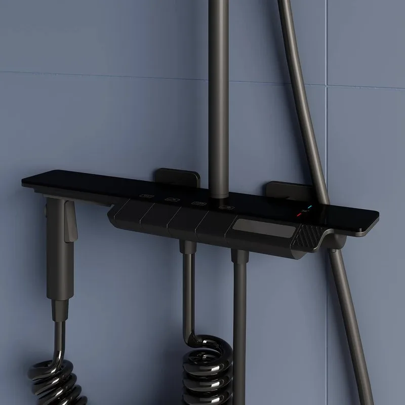 Душевая стойка RGW Shower Panels SP-35-B, черная Sancos — официальный сайт