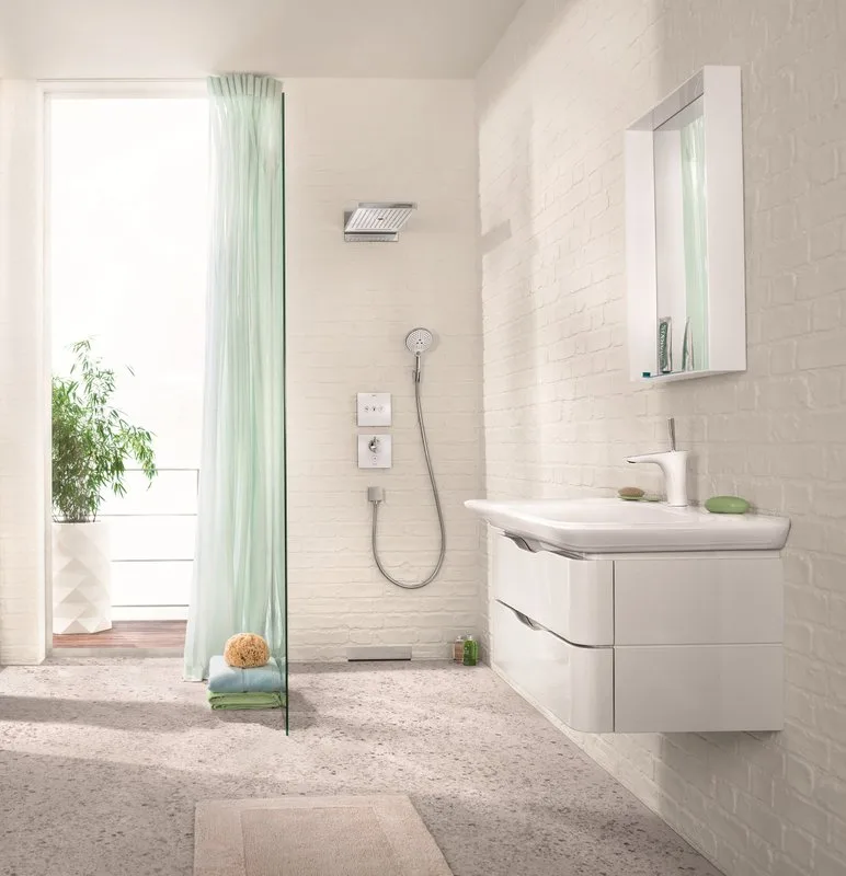 Переключатель потоков Hansgrohe ShowerSelect Trio/Quattro 15764000 на три потребителя Sancos — официальный сайт