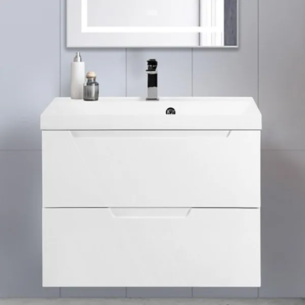 Тумба под раковину без столешницы BelBagno Vittoria 80 подвесная, bianco lucido Sancos — официальный сайт