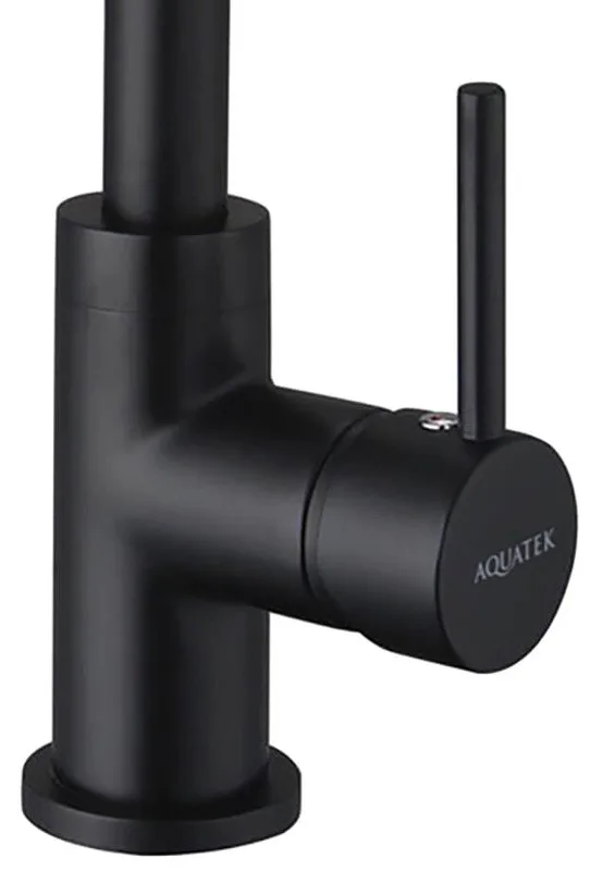 Смеситель для кухни AQUATEK AQ1080MB матовый черный Sancos — официальный сайт