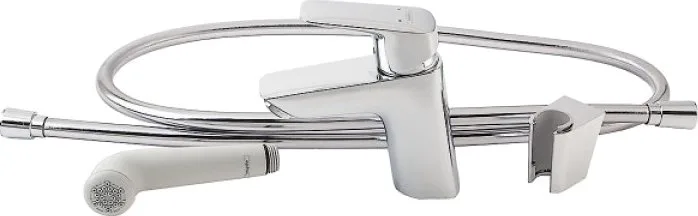 Смеситель для раковины Hansgrohe Logis 71290000 с гигиеническим душем Sancos — официальный сайт